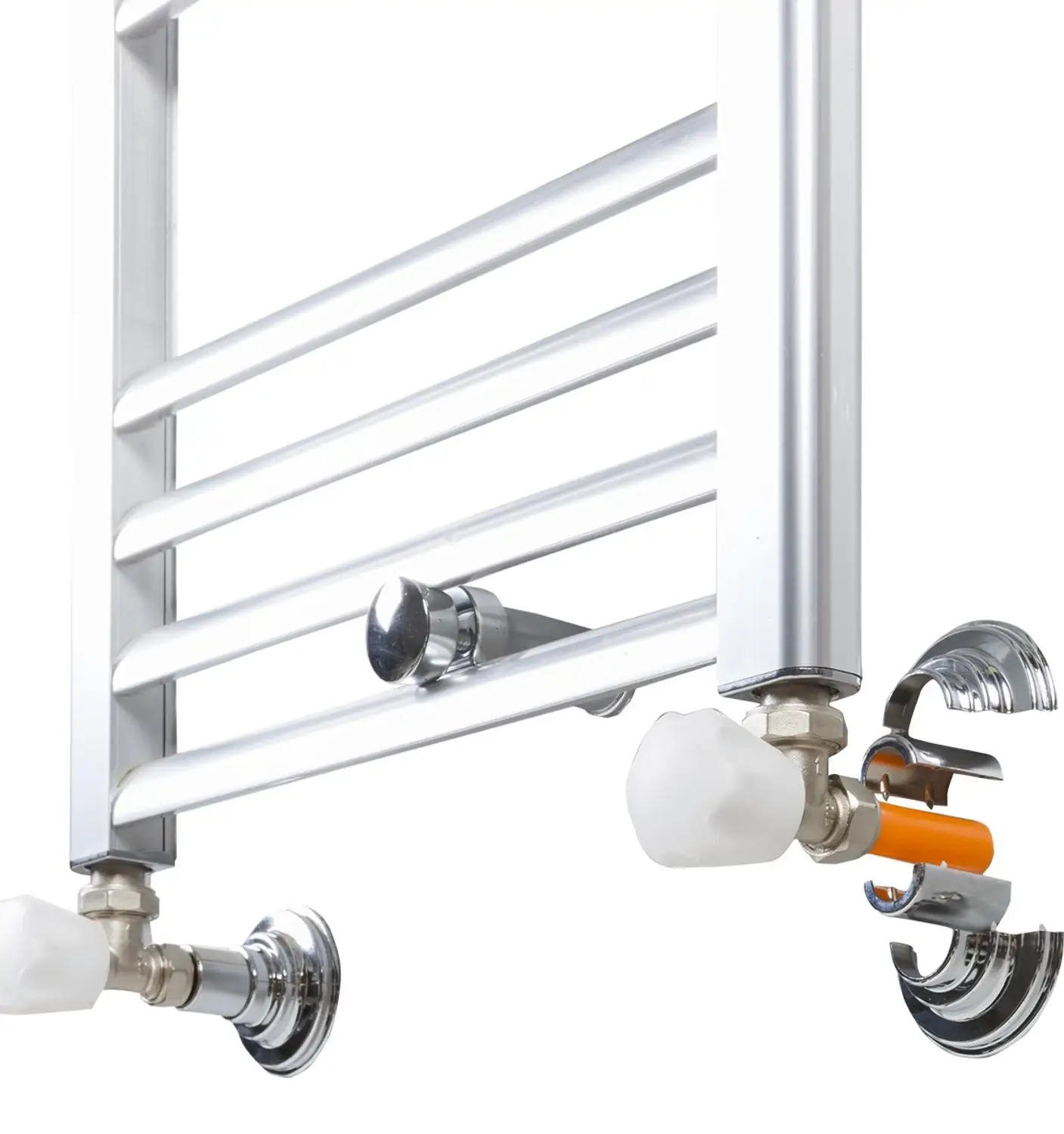 DIGISU TUBE COVERS FOR CHROME TOWEL RADIATORS-2 PCS