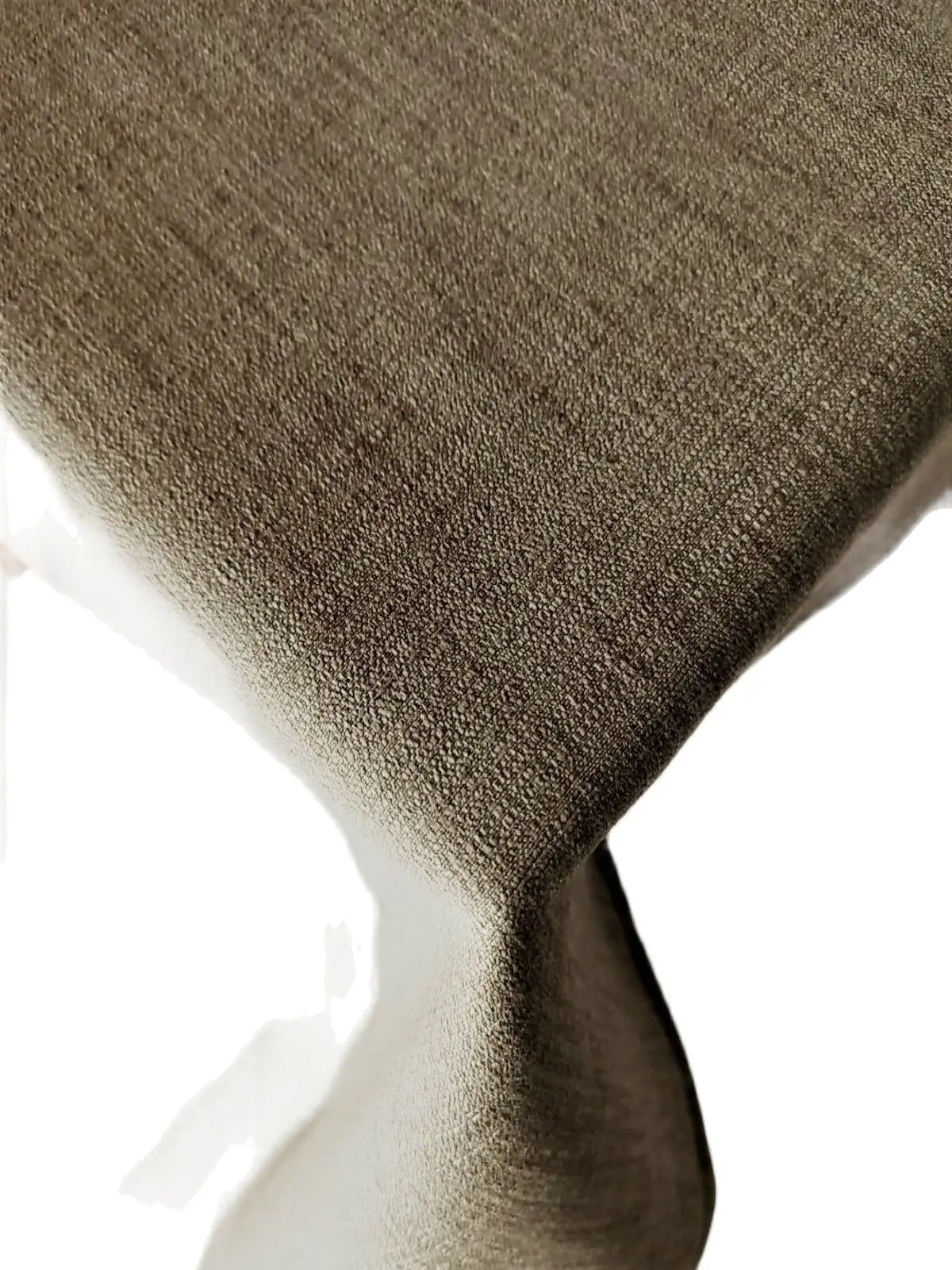 Linen Textured Stain Resistant Mocca Table Cloth Wedding, Party,Sofa Cover Turkish Cotton For Rectangle Table