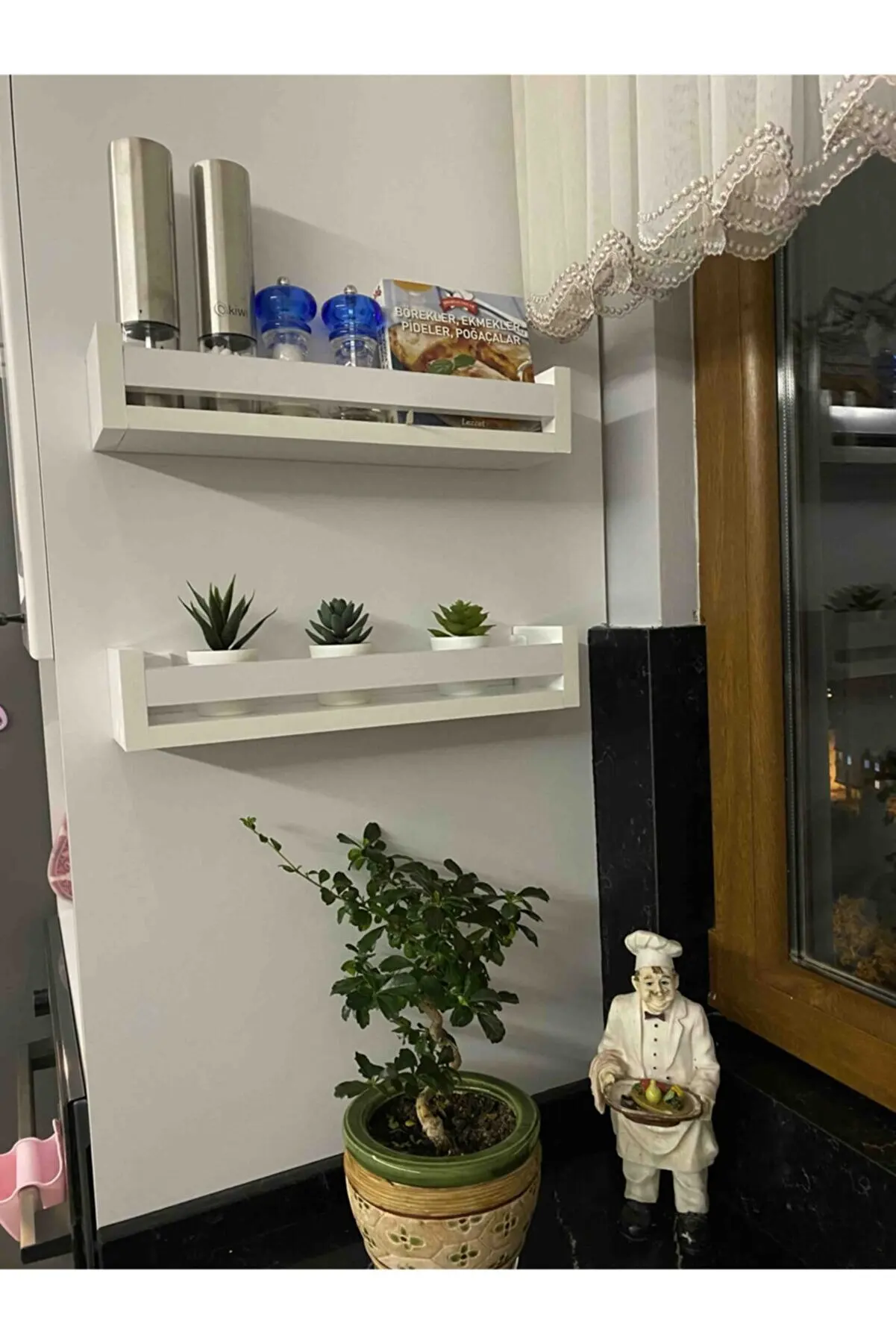 1 Buah Rak Dapur Kamar Mandi Anak-anak Rak Buku Rak Düzenleyici Lemari Mainan Chipboard Dilaminasi Rak Terbang Rak