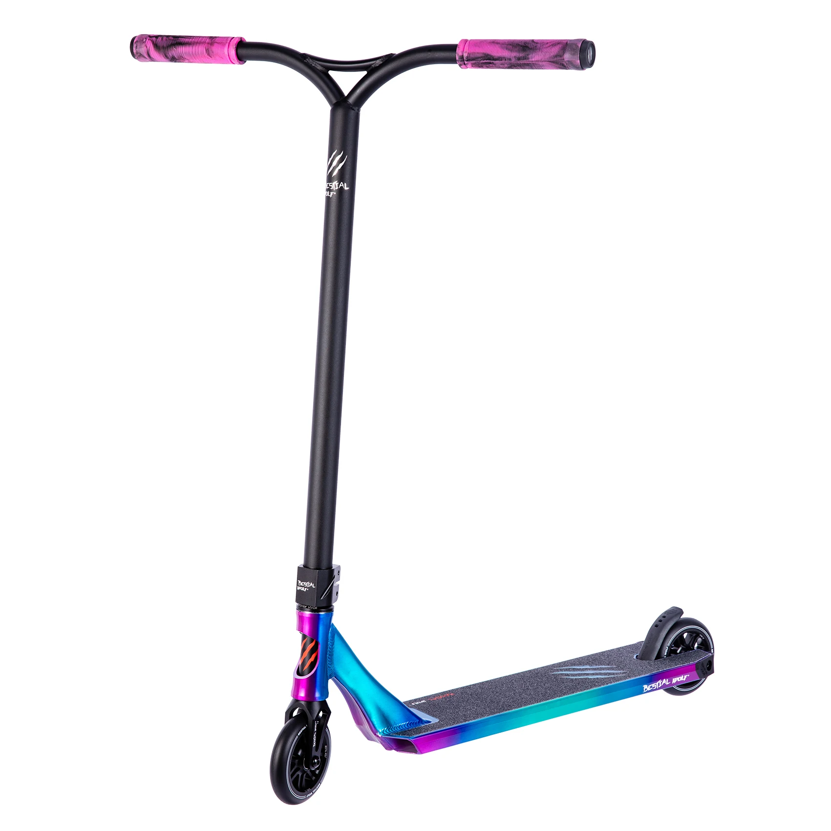 ROCKY R12 CRAZY Bestial Wolf Scooter Pro Freestyle Urban Scooter advanced metallic color CRAZY