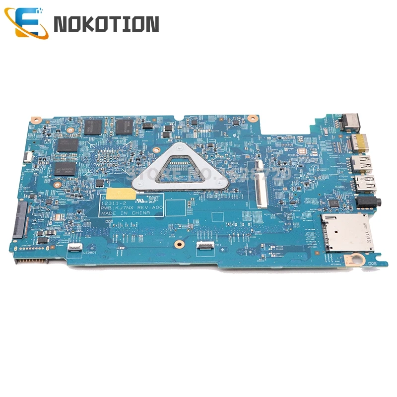 NOKOTION For Dell Inspiron 15 7537 laptop motherboard GT750M GPU SR1EB I7-4510U CPU 12311-2 KJ7NX CN-0DPX9G 0DPX9G