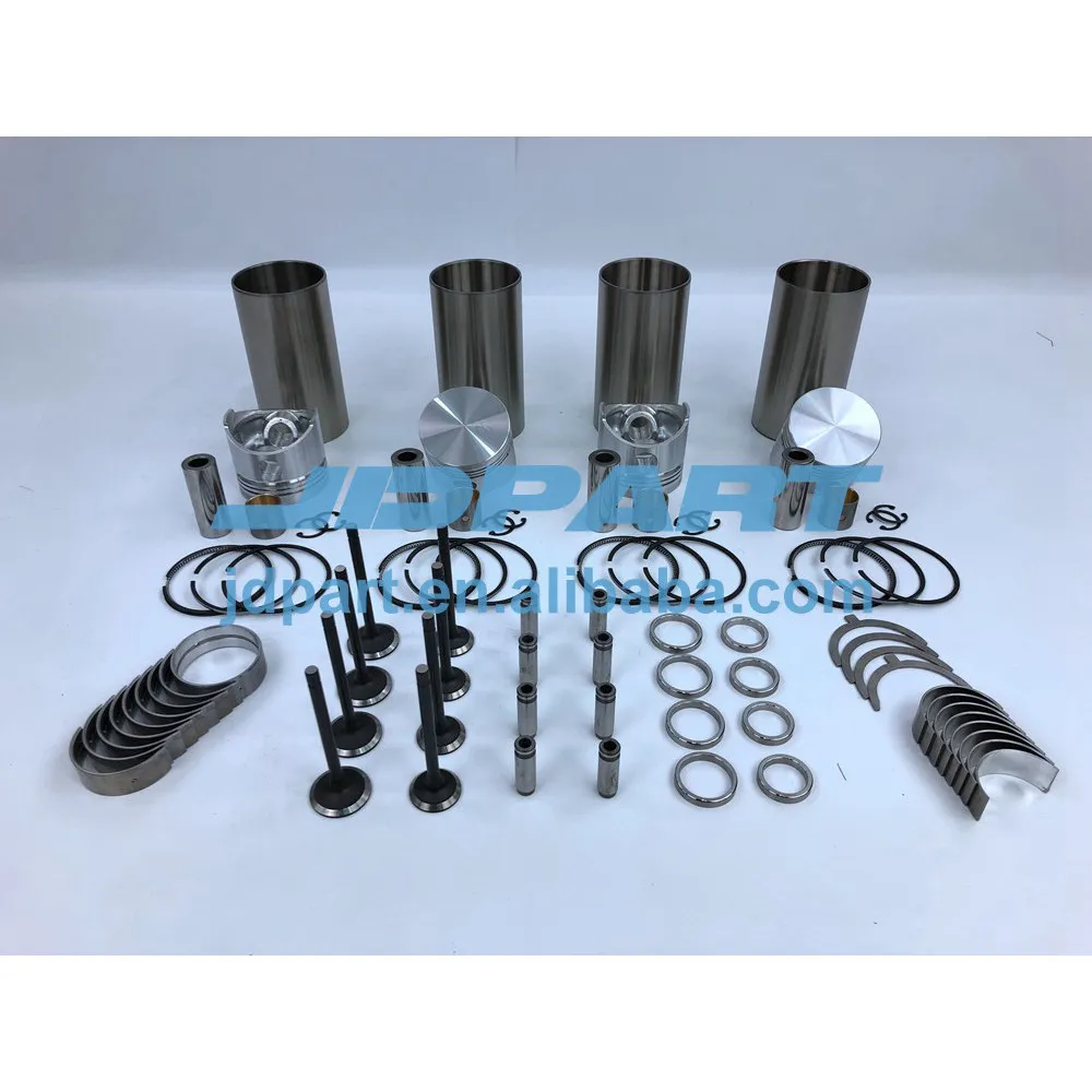 New V1200 complete overhaul rebuild kit STD with gasket kit bearing valve kit For Kubota