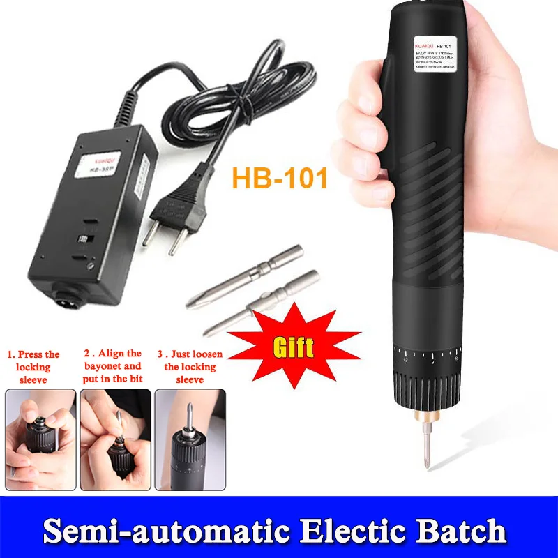 

Semi-automatic Electric Screwdriver φ4 φ5 φ6 DC18-36V Electric Batch Set Drill-screwdriver Driver Power Portable Repair Tools