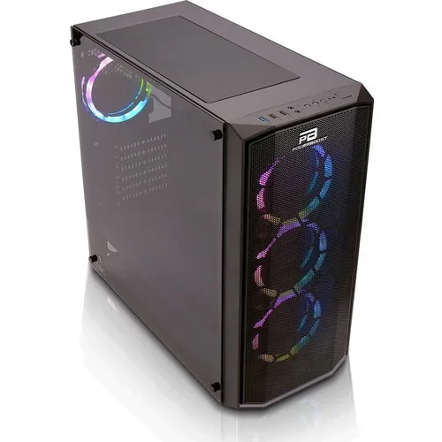 Power Boost X-58 USB 3.0 Mesh 4 x Rainbow Fixed LED Fan Computer case (PSU Don 'T) (JBST-X58)