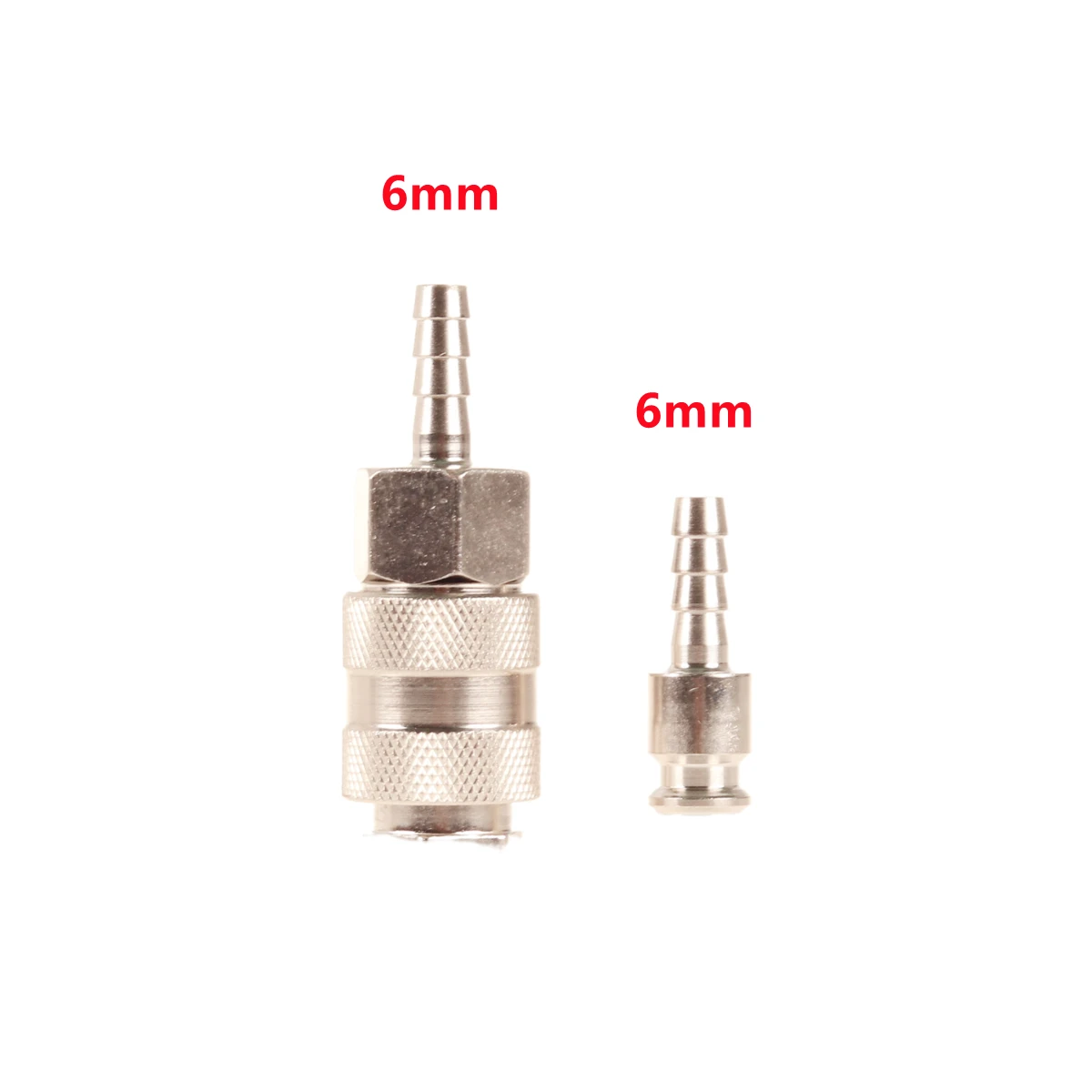 2PCS 6 8 10 12MM European Standard EU Euro Type Pneumatic Fitting Quick Coupling Connector Coupler For Air Compressor Adapter