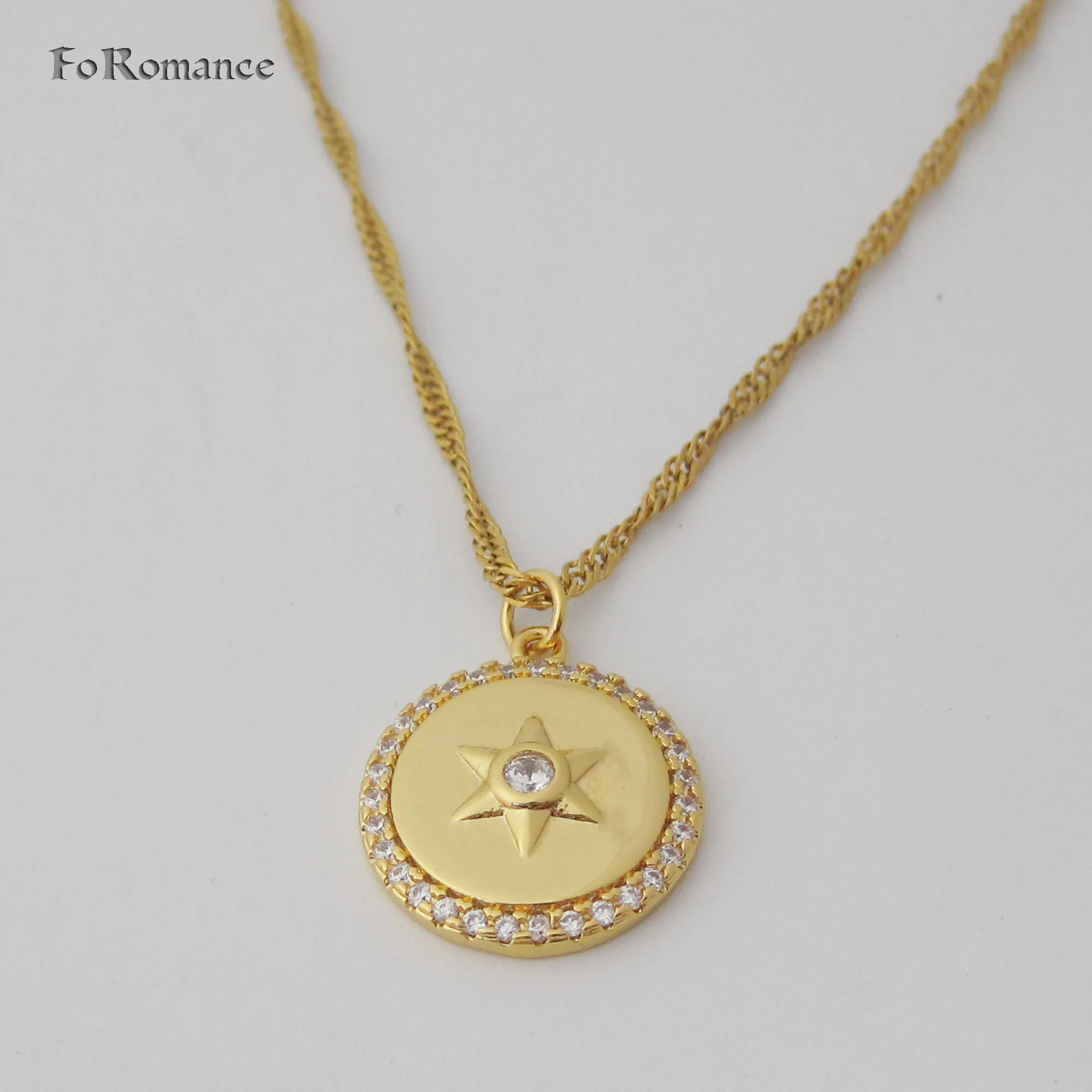 Foromance TWO STYLES YELLOW GOLD COLOR 18