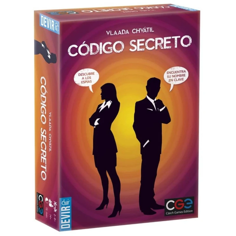 Devir- Código Secreto Juego de Mesa Multicolor única mayores de 8 años (BGCOSE)