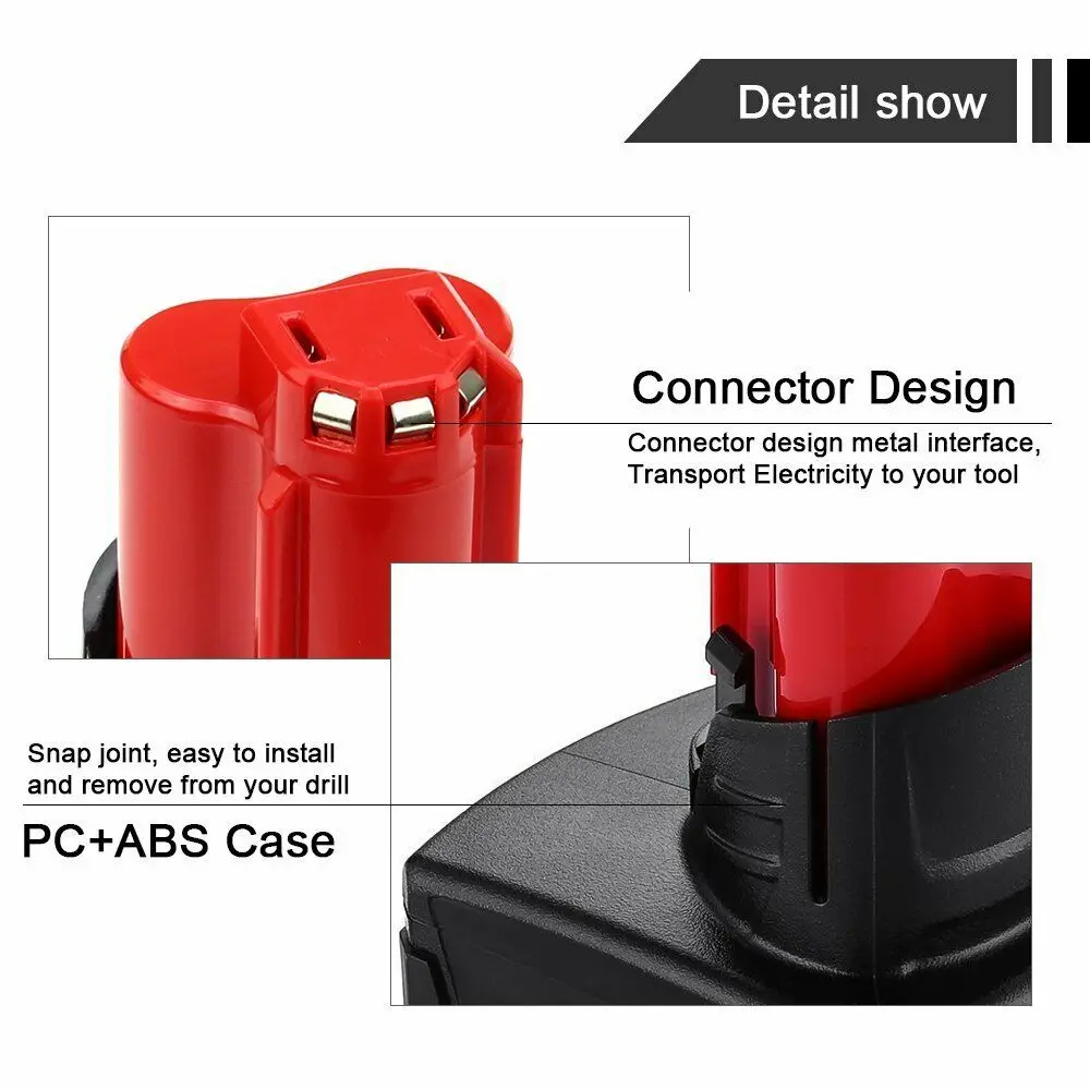 Bonacell 12 فولت 9.0Ah 9000 مللي أمبير بطارية ليثيوم أيون بديلة M12 لبطاريات ميلووكي أداة السلطة XC 48-11-2411 48-11-2420 L50