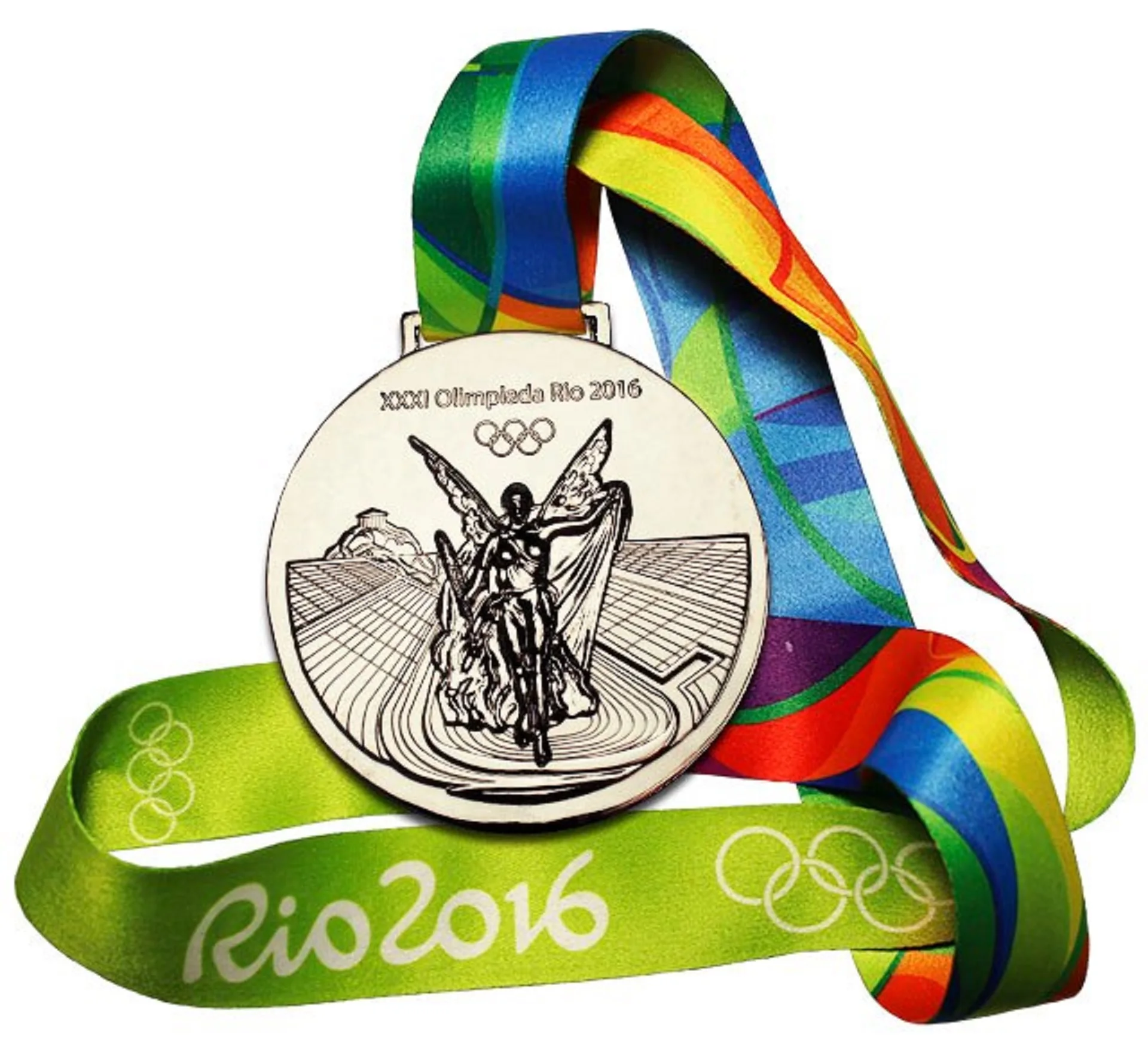 【新品】2016リオ　レプリカ　金銀銅メダル　3個セット Set of 3 Olympics medals 2016 Rio gold, silver, bronze copies