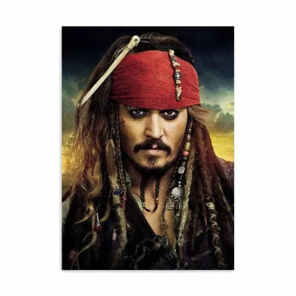 Placa Decorativa Jack Sparrow Piratas the Caribe