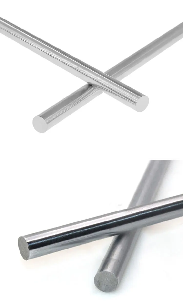 2pcs 6mm 8mm 10mm 12mm 400mm Linear Shaft 3D Printer Parts 8mm 400mm Cylinder Chrome Plated Liner Rods Axis