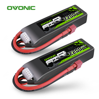 lipo 3s Ovonic 3S Lipo Battery 25C 2200mAh 11.1V Lipo Battery with T XT60 Connector for RC Airplane Helicopter Quadcopter RC Car