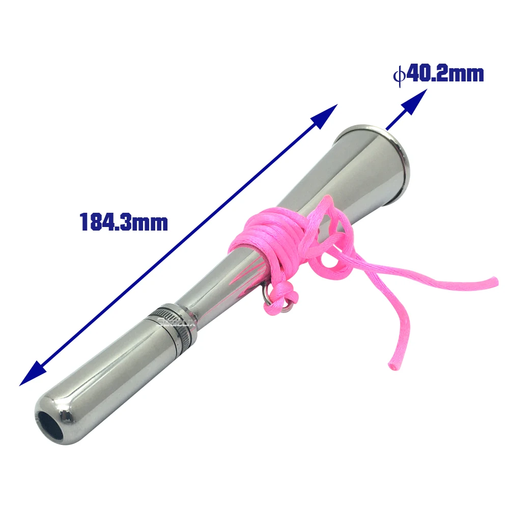 Sealux Handheld foghorn Stainless steel Horn for Sailing cheering Yacht Boat accessory Marine hardware