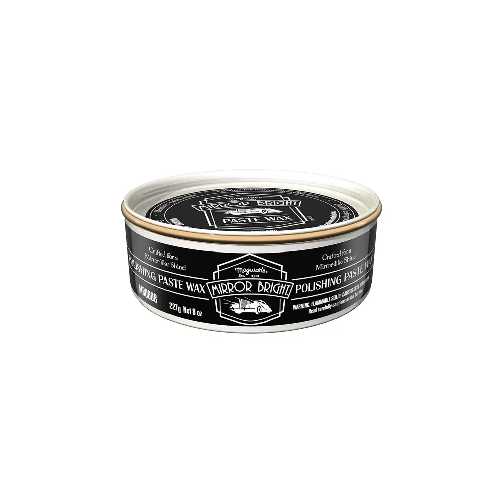 Meguiar's MB0608EU Mirror Bright Paste Wax, polishing Wax cream, 236.5 ml