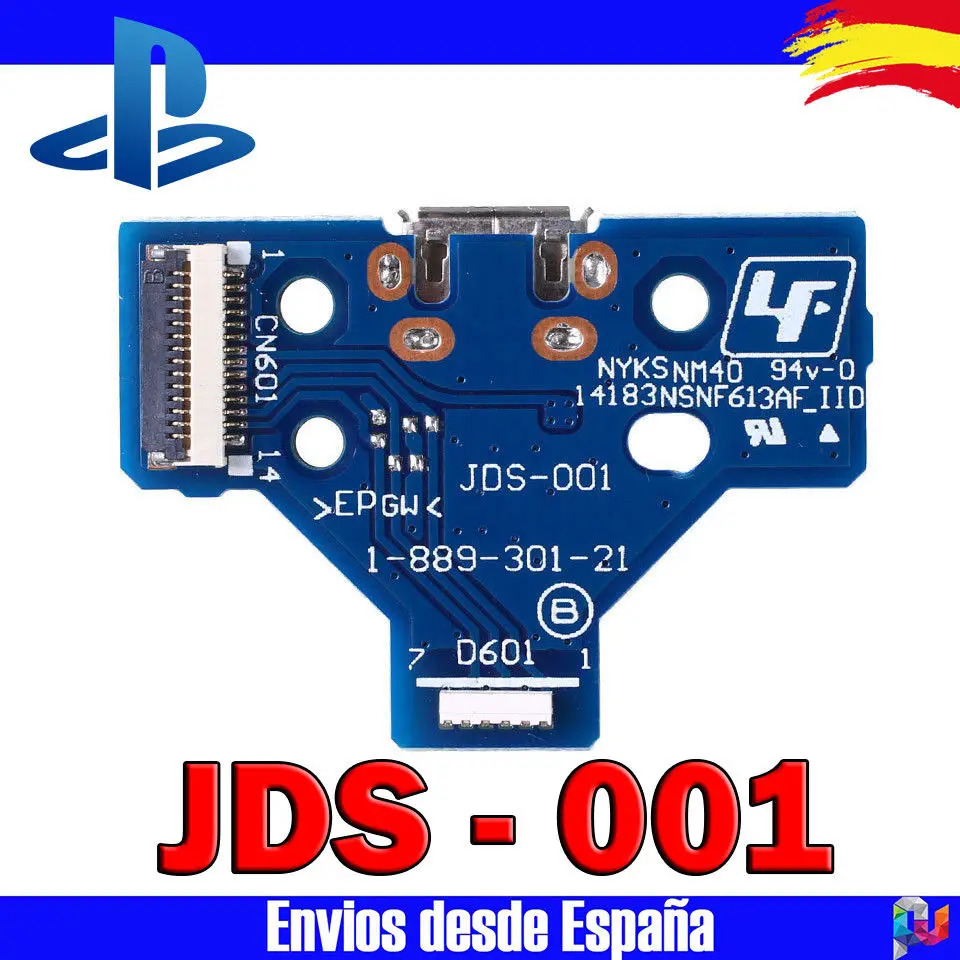 Controller board PS4 PLAYSTATION 4 JDS 001 connector charging MICRO USB 14 PIN