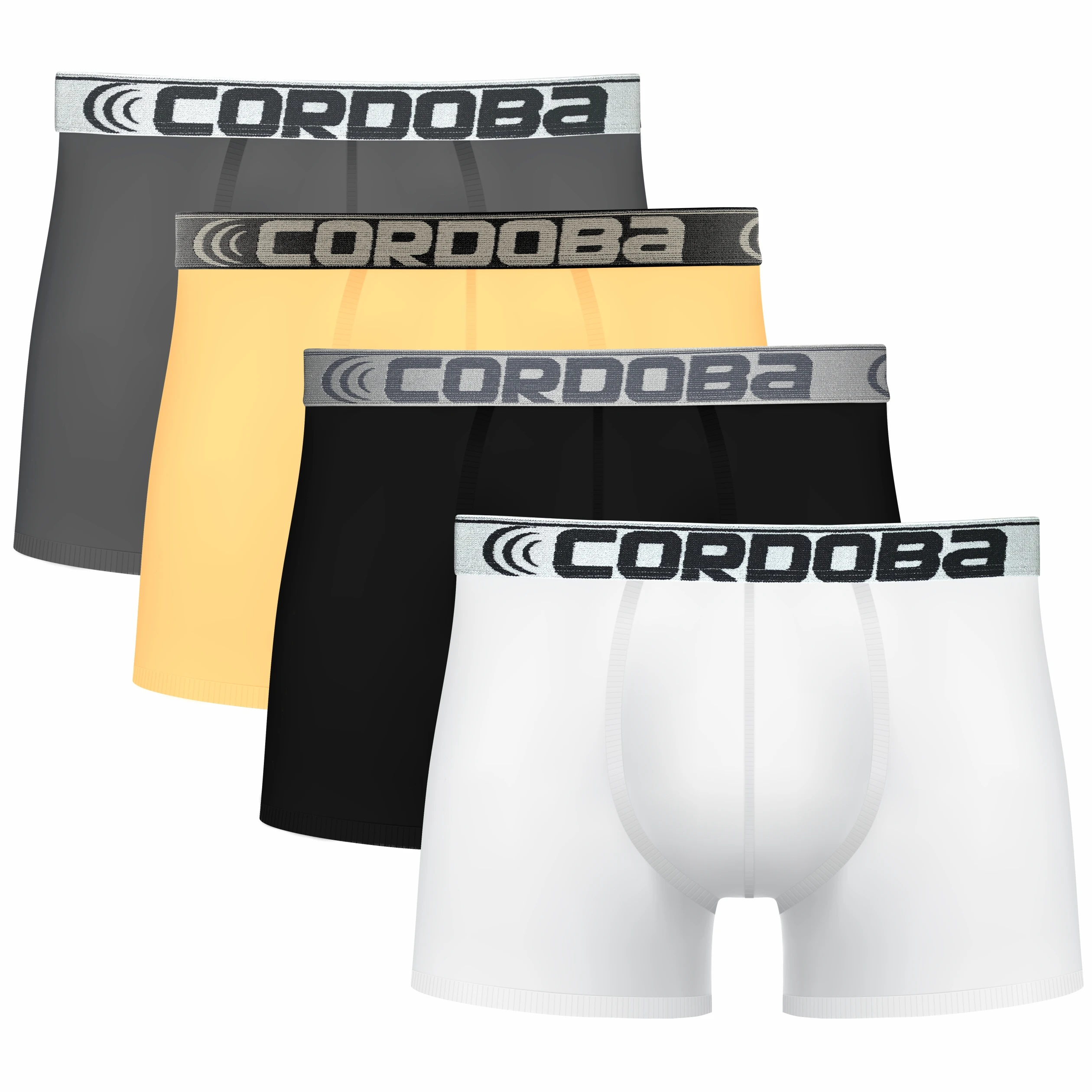 Original Cordoba 10 Box Briefs Printed and Smooth Microfiber Boxer Briefs Kit