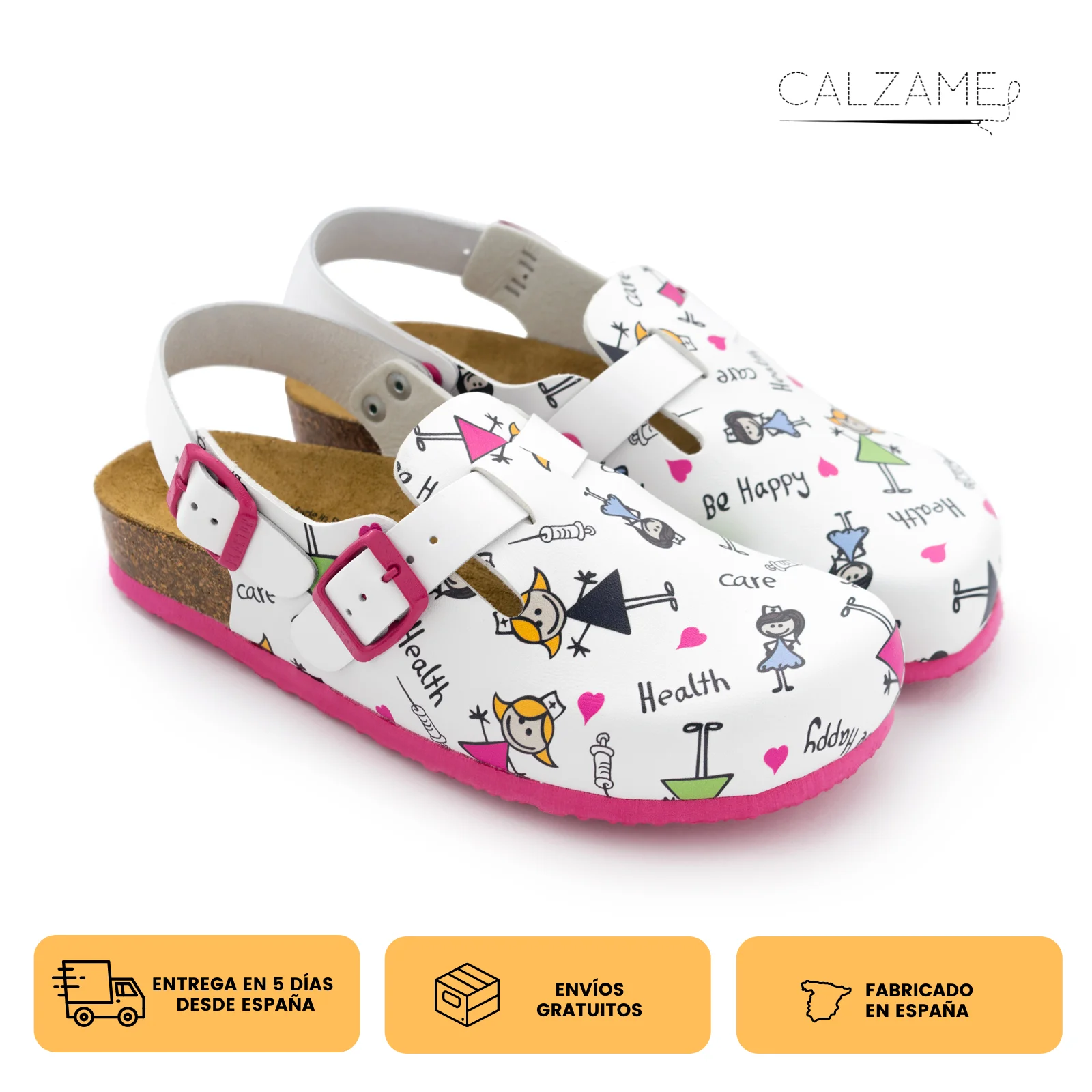 Work clogs, Care, nursing, healthcare, doctors, nurses, Eva, Calzame, Plakton