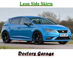 Voor Seat Leon 2013 - 2020 2 Stuks Sill Side Rok Bumper Attachment Alle Kleuren Trim Body Kit Lip Auto accessoire