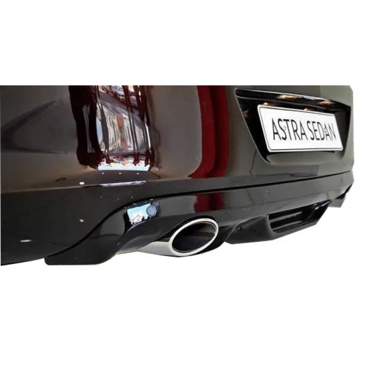 Sport Rear Tail Diffuser Lip Plastic For Opel Astra J Sedan 2013 - 2020