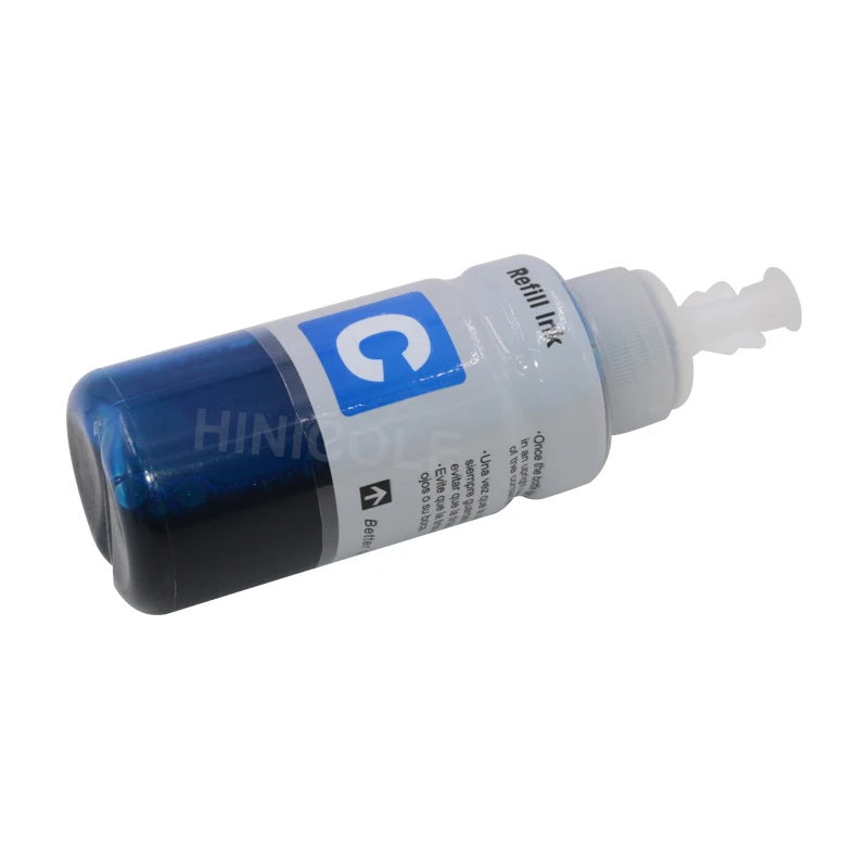 Hinicool-Kit de recarga de tinta a base de agua para impresora Epson T6741, 6 botellas de 70ml, L800, L801, L810, L850, L860, L1800