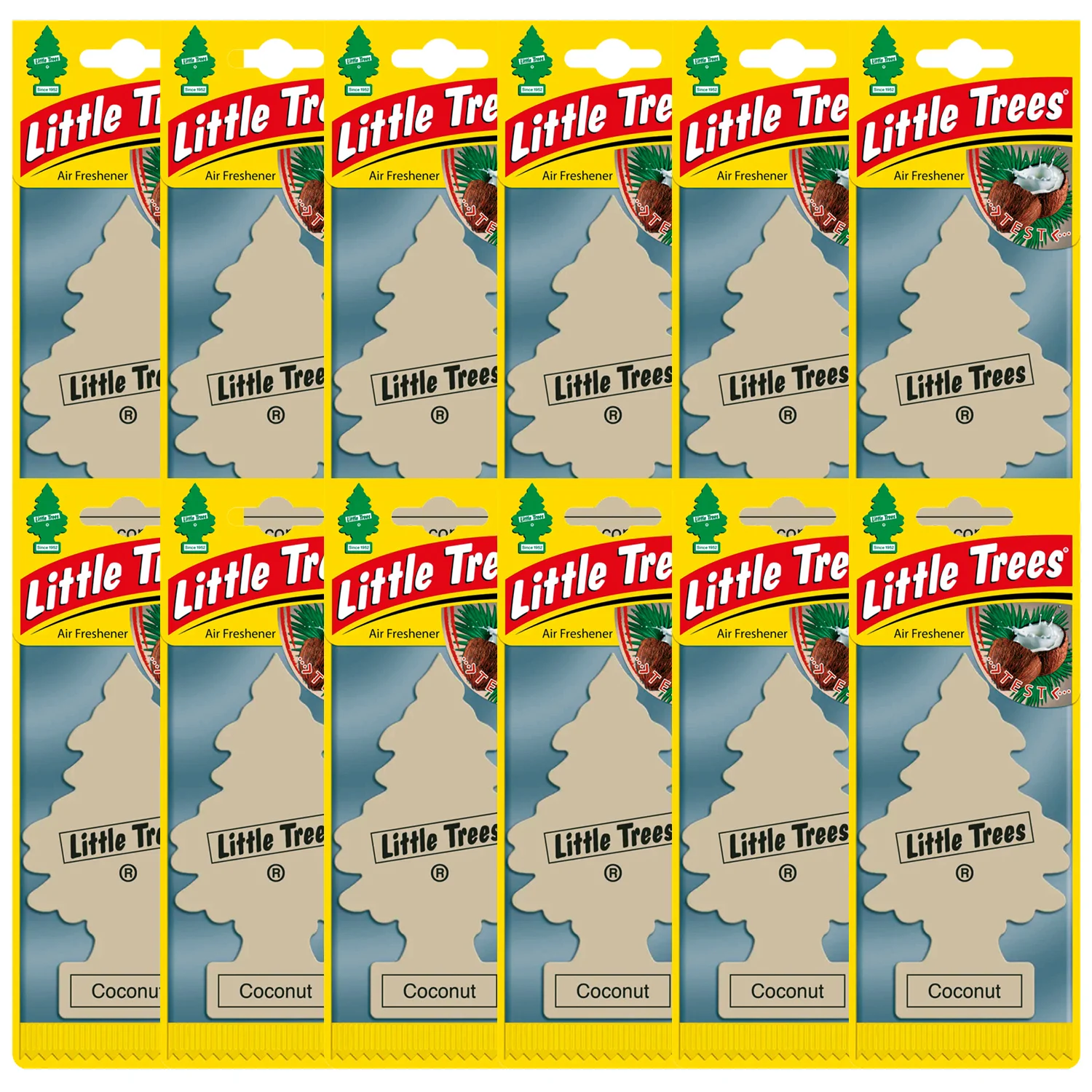 Little Trees Coconut Hindistan Cevizi Aromalı Oto Kokusu 12 Adet