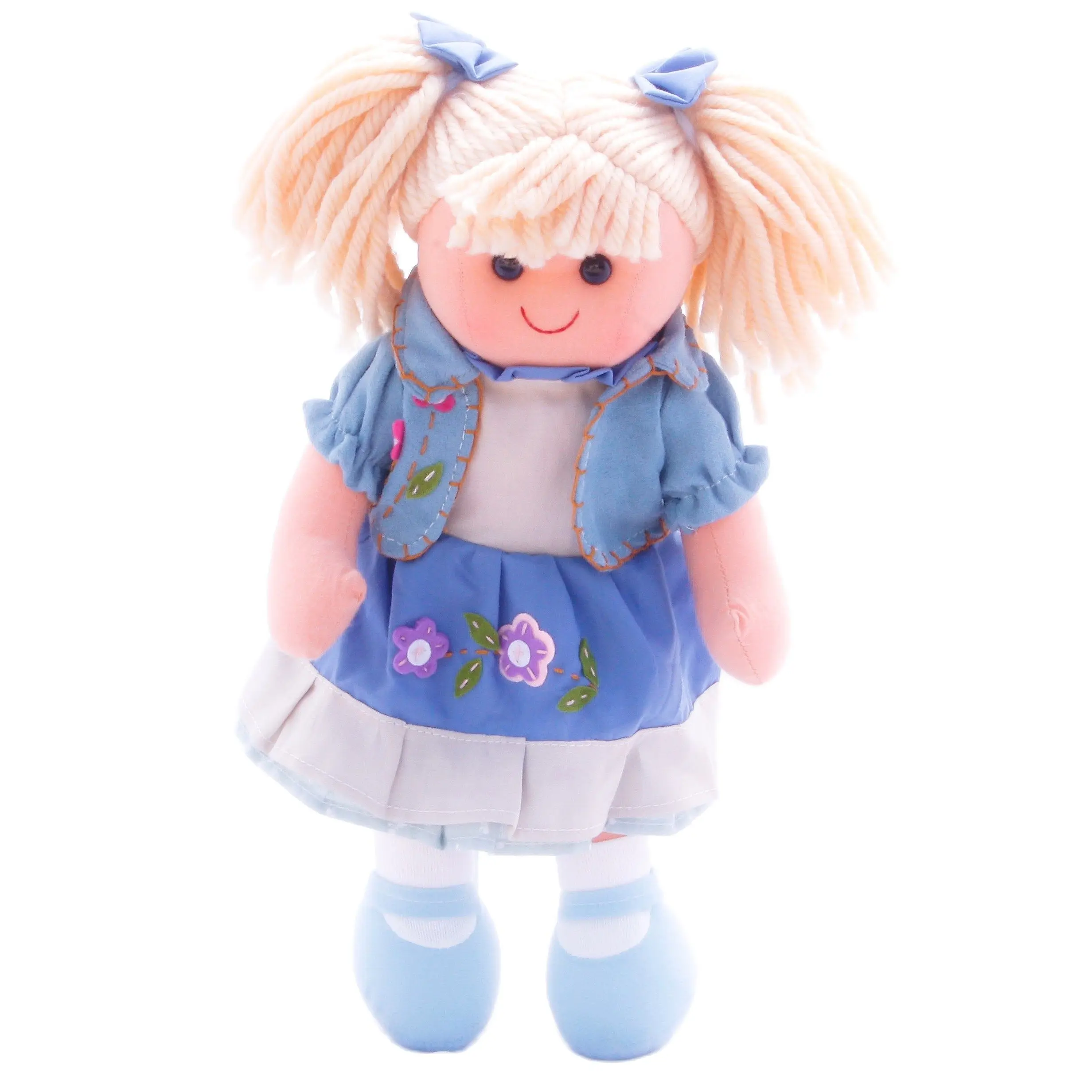 Rag Doll 30 cm. Soft padded. Cloth dolls. Stuffed Dolls. Birthday gift. Free shipping