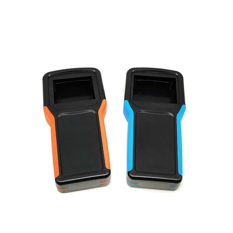 LK-HC38 High Quality 5AA Plastic Handheld Battery Enclosure Design Control Housing Case with LCD Screen 203x100x35mm