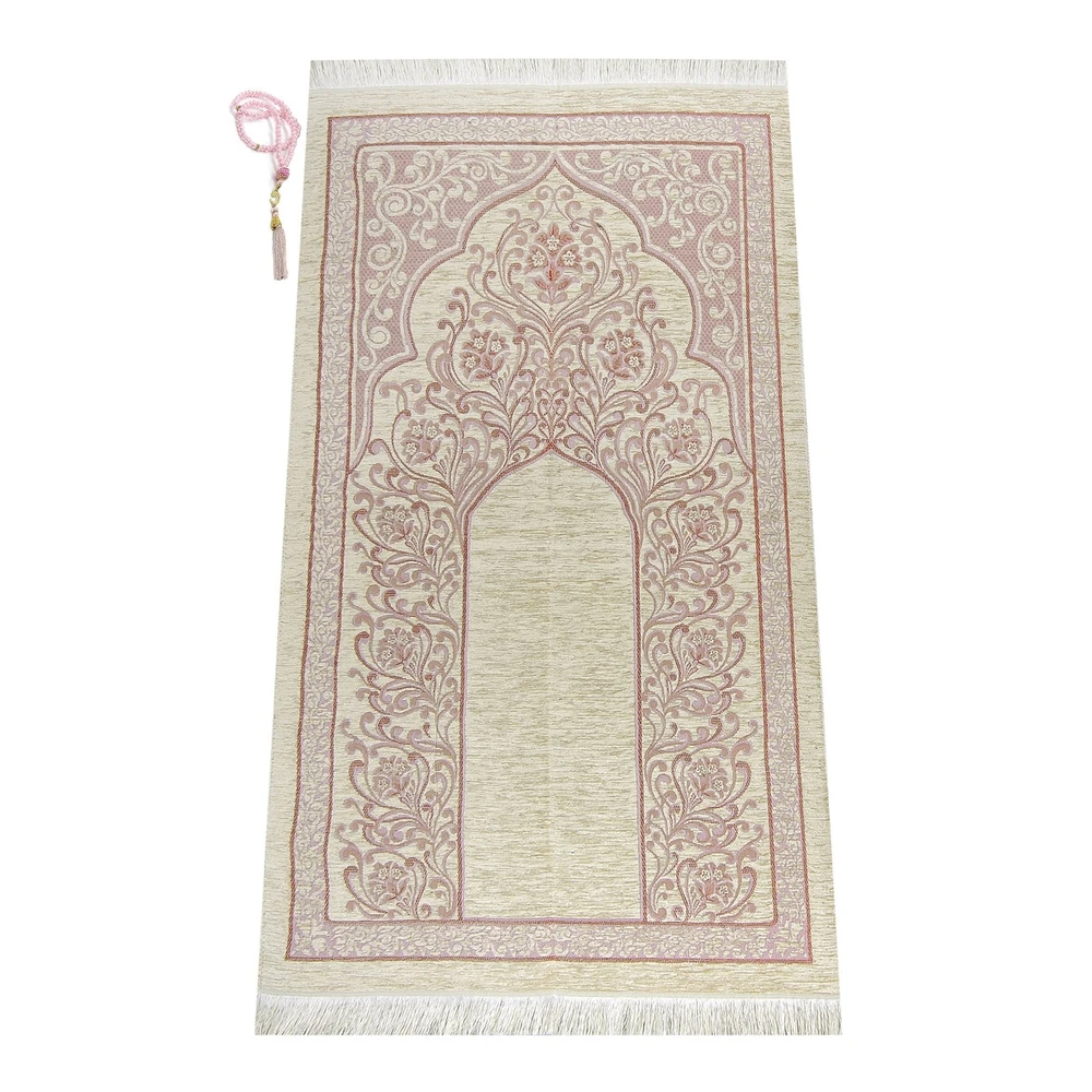 IQRAH New Mihrab Chenil Luxury Seccade Rose