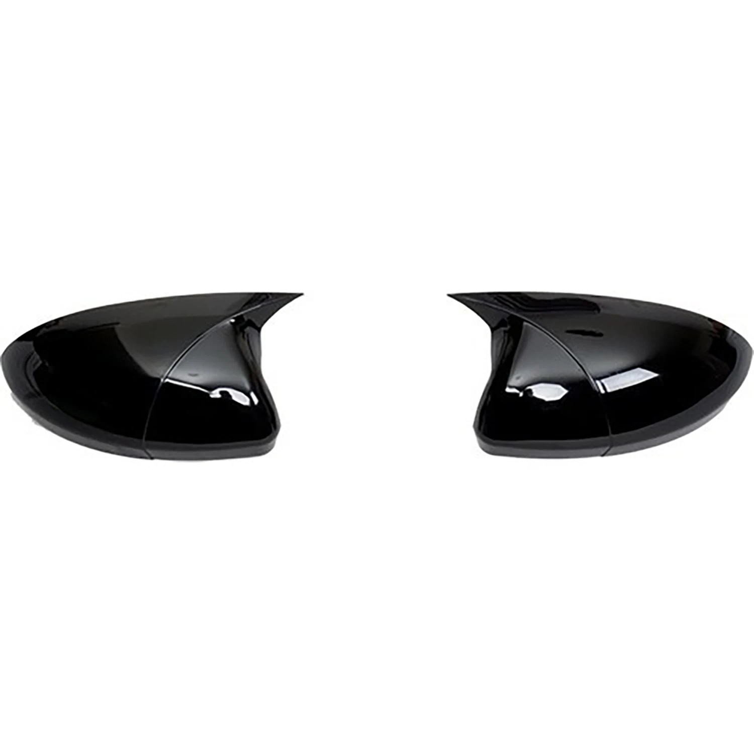 

For Mercedes Benz W205 C205,2 Pieces High Quality Abs Plastic Style Mirror Covers Caps RearView Mirror Case Cover Gloss Black