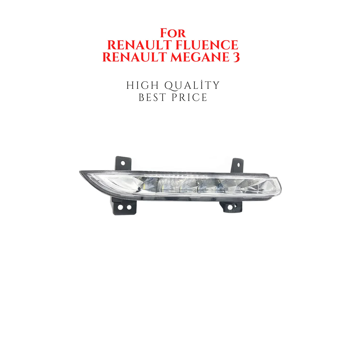 DAYTIME RUNNING LIGHT FOR RENAULT FLUENCE MEGANE MK3 2013- 2016 DAYTİME RUNNING LAMP LEFT RIGHT OEM 266057986R 266005976R