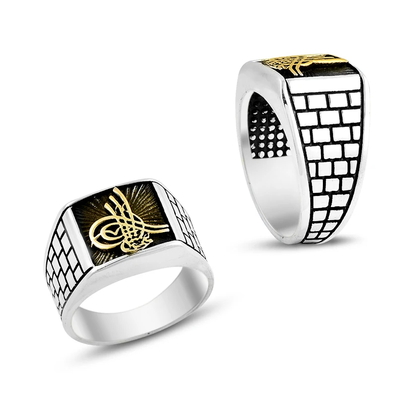 925 Silver Special Desing Handcraft Ottoman Ring