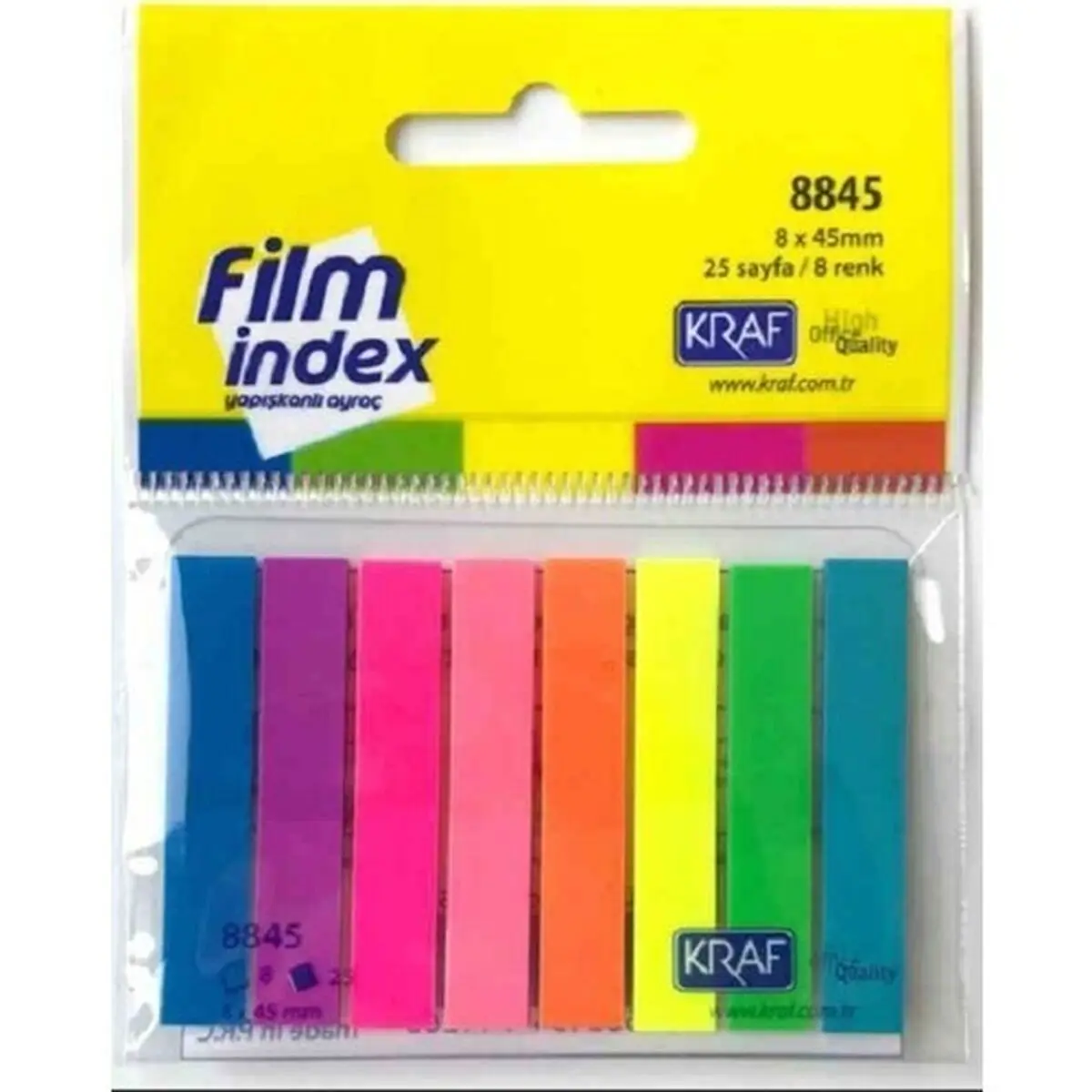 

Kraf Film Index 8 Colors 25 Pages, 8454914263