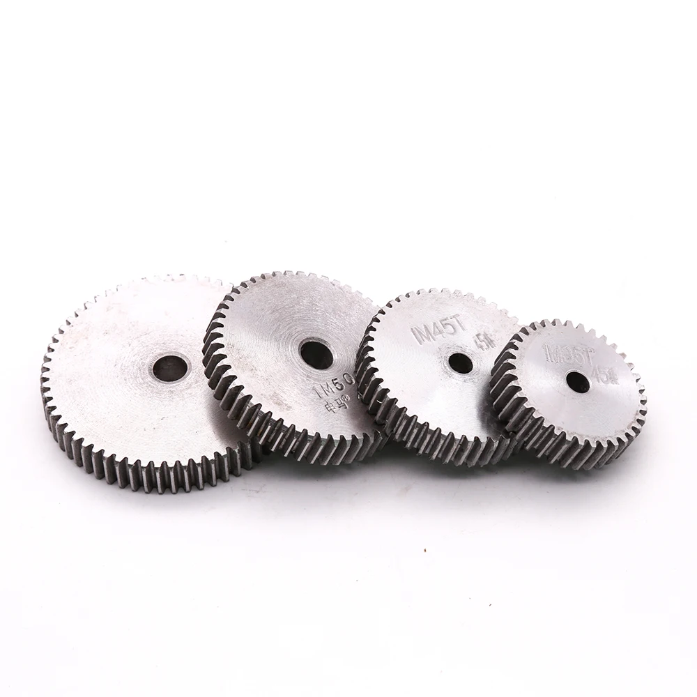 1Pcs 45# Steel Spur Gear 1M 28 Teeth ~ 43 Teeth Thickness 10mm Metal Gear 1Modulus Motor Gear Pinion Gear