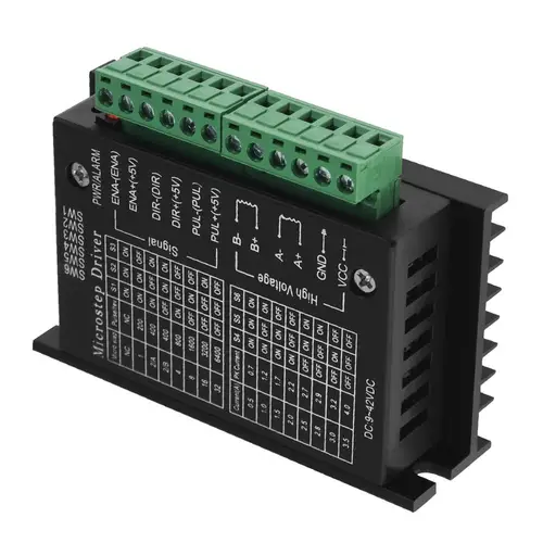 Imagen 2 del producto Actualización del controlador de Motor paso a paso Nema23 TB6600 4A DC9-42V Unidad Nema17 para impresora 3D máquina de grabado láser controlador de enrutador CNC