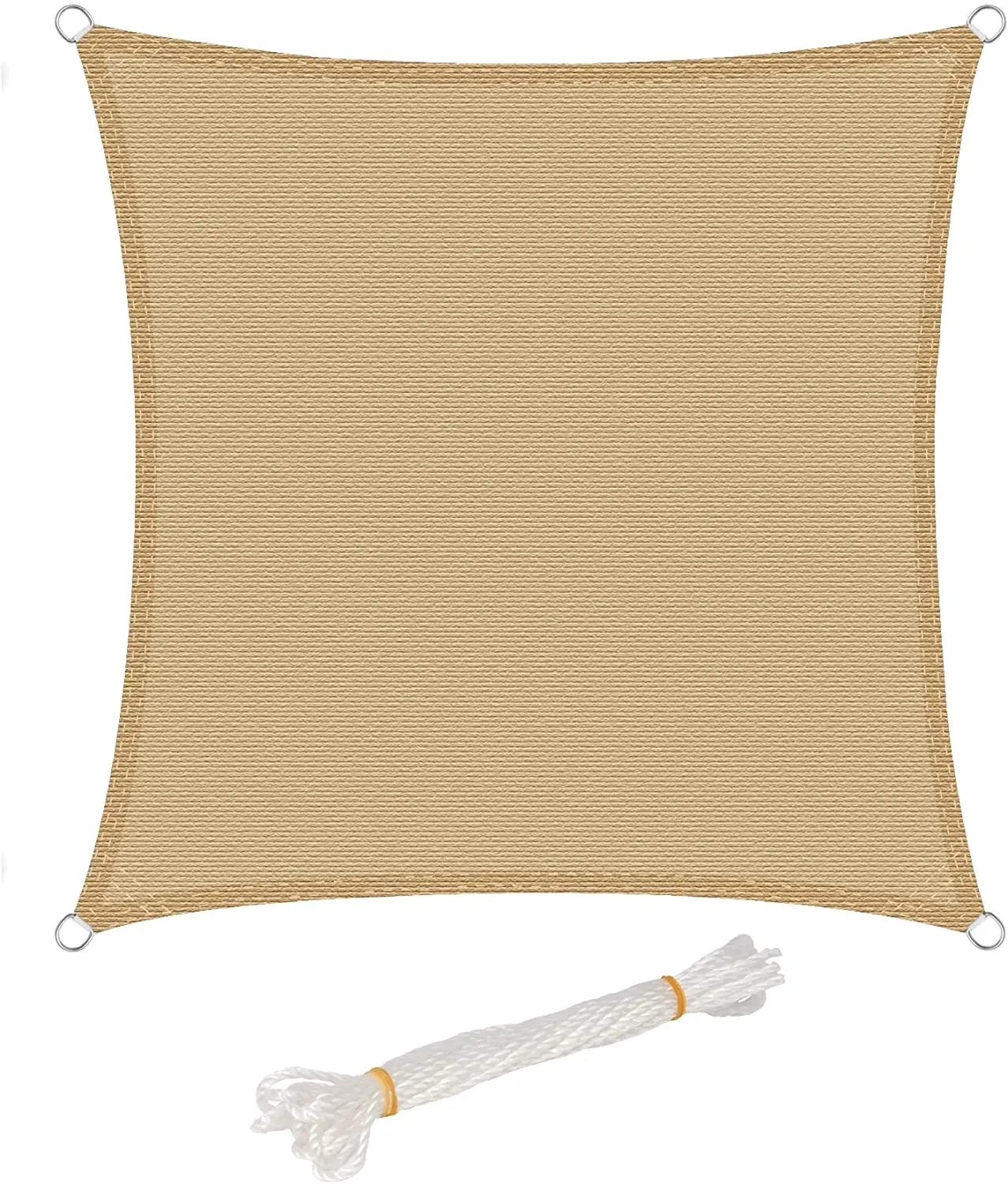 UV-bescherming Zonwering Luifel Rechthoekig Schaduwzeil Zonbescherming HDPE voor Patio Tuin Camping Outdoor Cover Zwembad