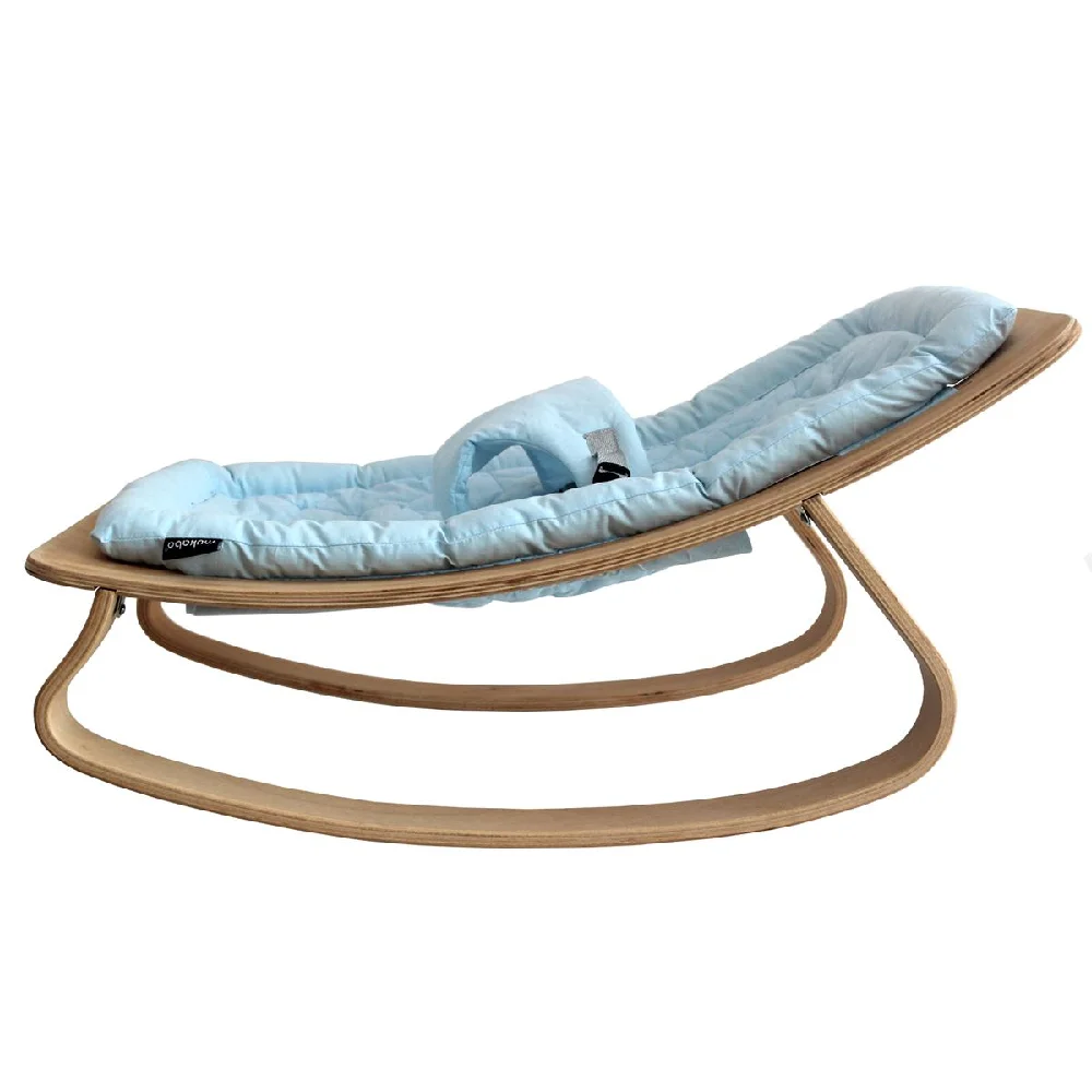 Chaise longue in legno a dondolo culla per bambini sedia a dondolo mobili per la camera dei bambini altalena per neonati accessori per bambini