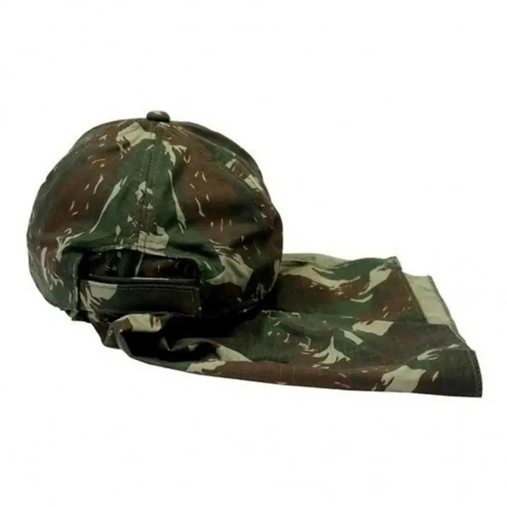 Cap with Camouflage Smooth Neck Protector