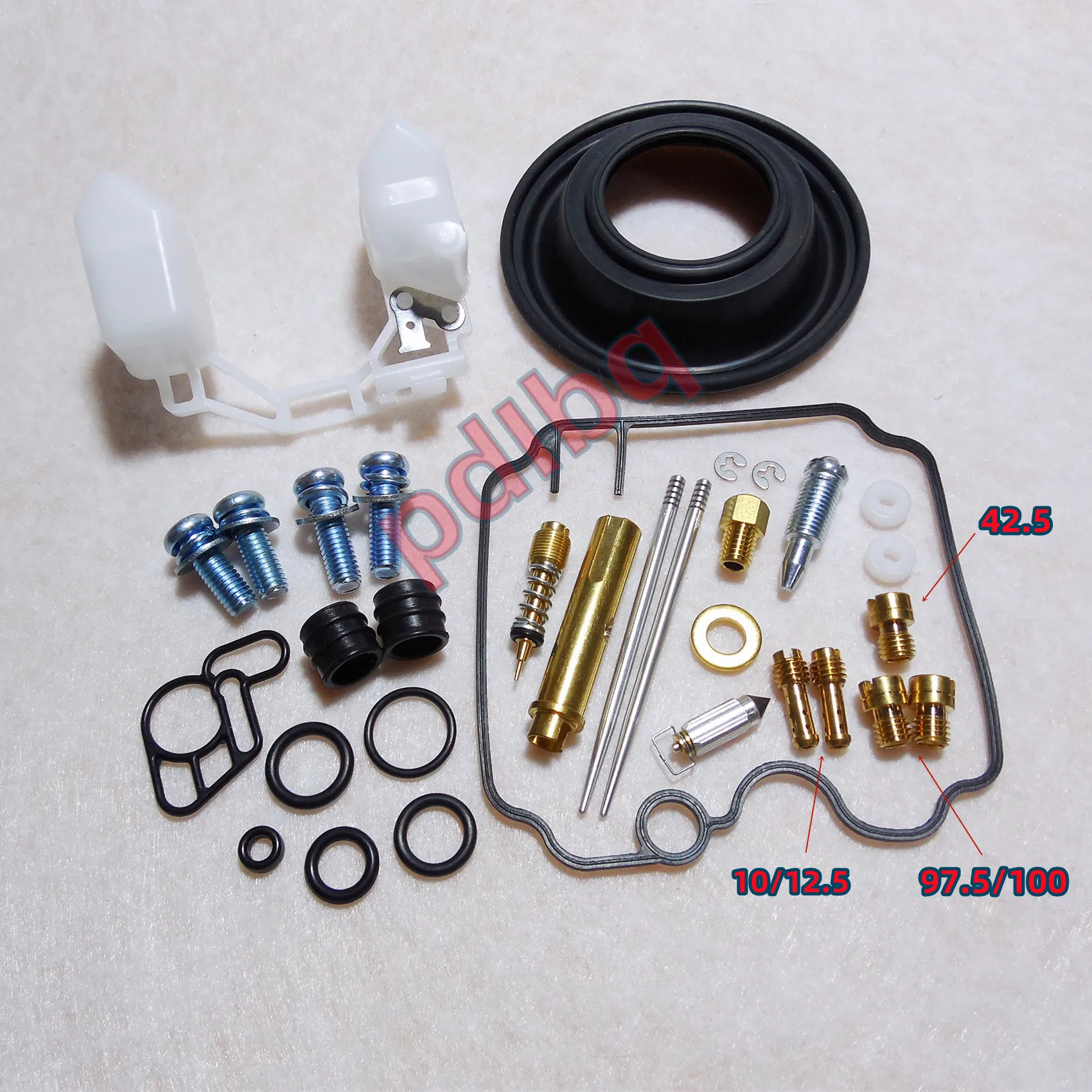 

For Yamaha 1990~99 version FZR250R (3LN3~3LN7) motorcycle carburetor repair kit with vacuum diaphragm and rubber seal