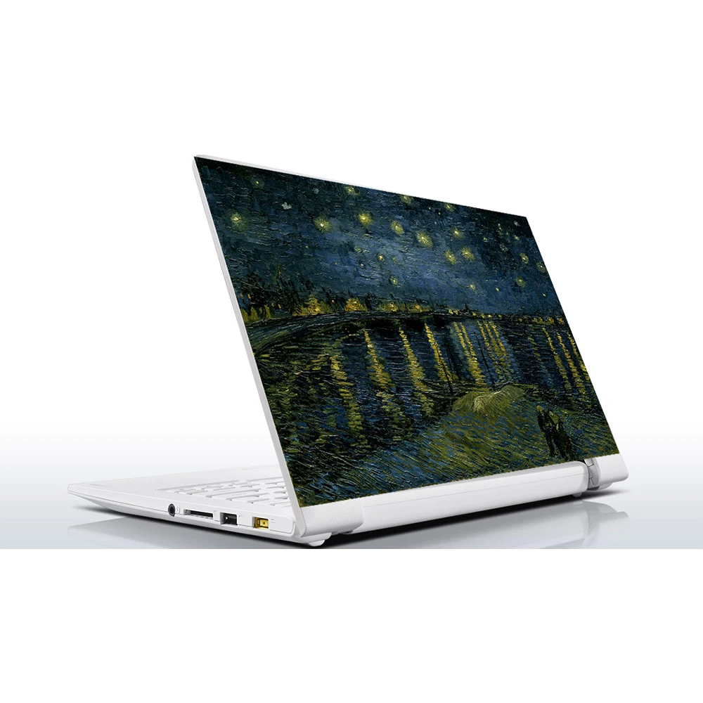 Sticker Master Starry Night Over The Rhone Universal Sticker Laptop Vinyl Sticker Skin Cover For 10 12 13 14 15.4 15.6 16 17 19 