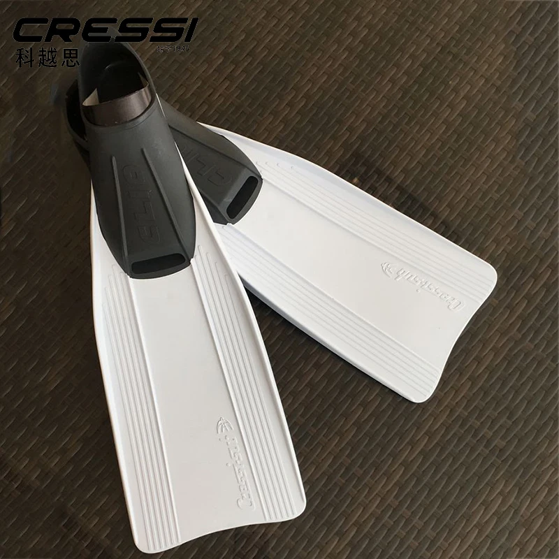 Cressi CLIO Snorkeling Fins Diving Swimming Fin Long Blade Soft Rubber Dive Flipper for Adults Kids Children Boys Girls