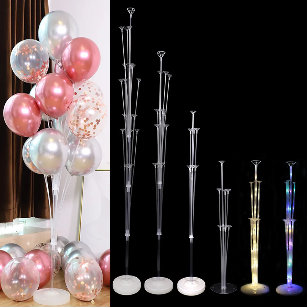 Birthday Balloon Support Balloon Stand Balloon Holder Boy Girl Baby Shower Tubes Baloon Stick Wedding Birthday Party Decoration