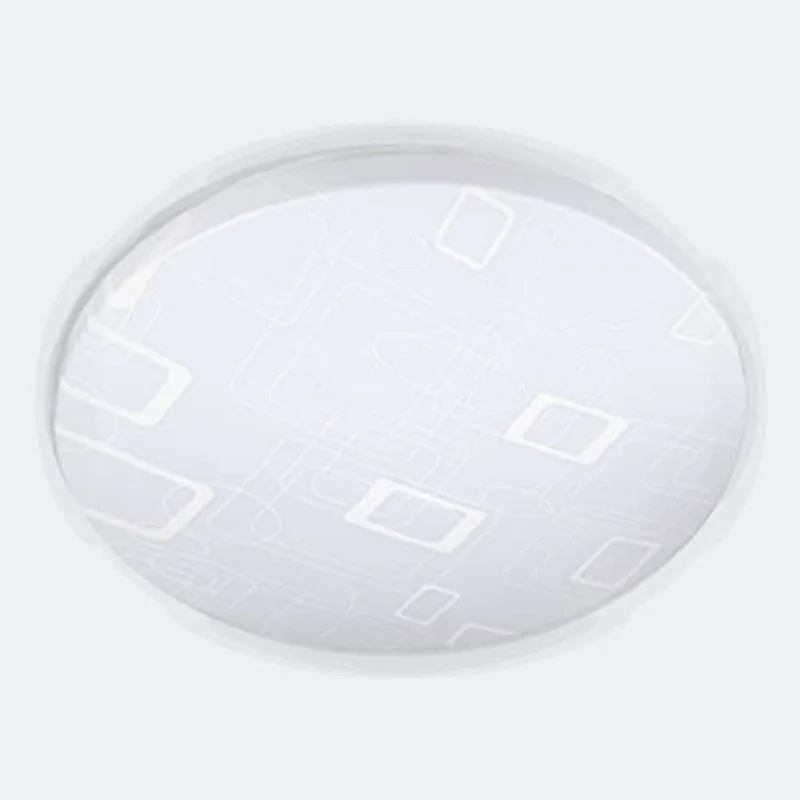 LED ceiling lamp with lattice pattern, 30W + 30W dimmable light in white, warm or yellow light (Ø 390MM)