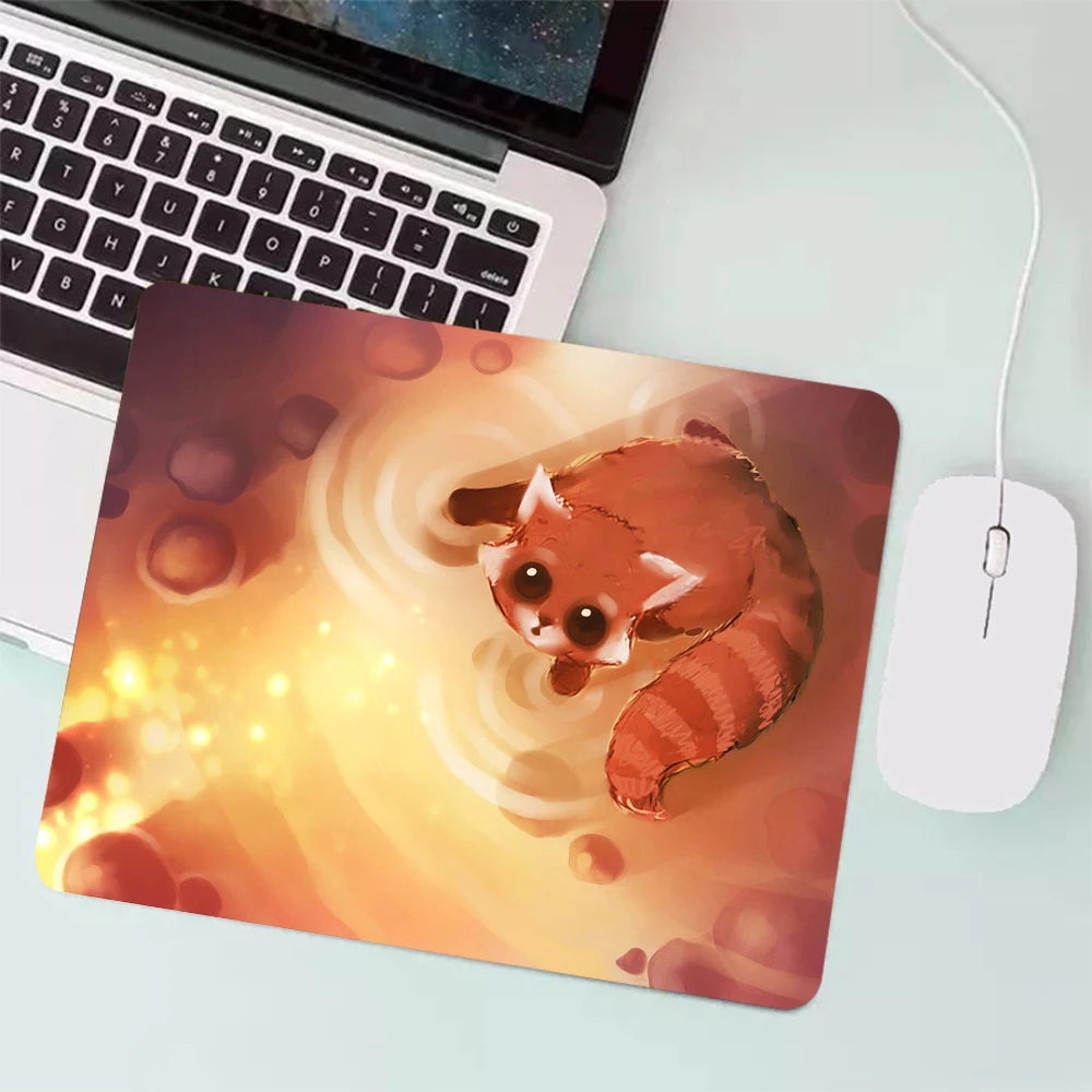 Cute Cartoon Fox Small Gaming Mouse Pad PC Gamer Keyboard Mousepad XXL Computer Mouse Mat Laptop Carpet Anime Mause pad Desk Mat