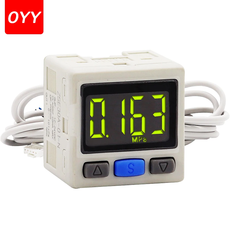 

Digital Display Switch Vacuum Negative Pressure Electronic Digital Pressure Gauge ZSE30AF/ISE30A-01-N-P-L