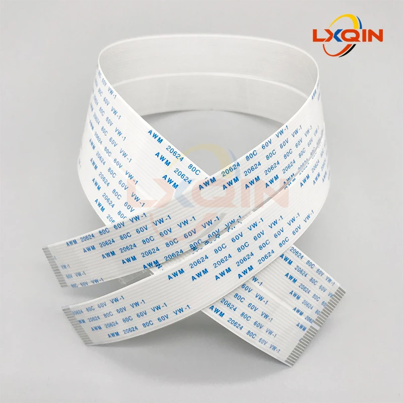 LXQIN 10Pcs 31 Pins 400Mm DX5สายสำหรับ Epson DX5 Printhead FFC 31 P Flat สำหรับ Allwin Xuli Wit-สีมนุษย์ Plotter