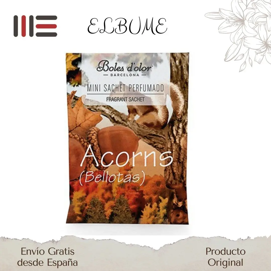 Boles D 'olor perfume air freshener ACORNS fills your cupboards, car, drawers, clothes boxes, shoe racks of nice scented aromas. The small environment that does not take up space lasts 6 months active.