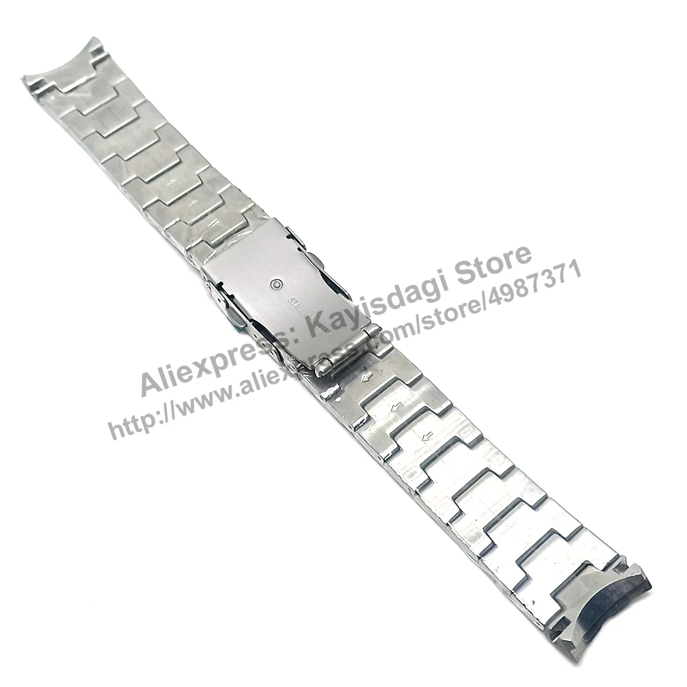 22mm Steinless Steel Watch band / strap comp. Casio Edifice EF-550 , EF-550D , EF-550RBSP