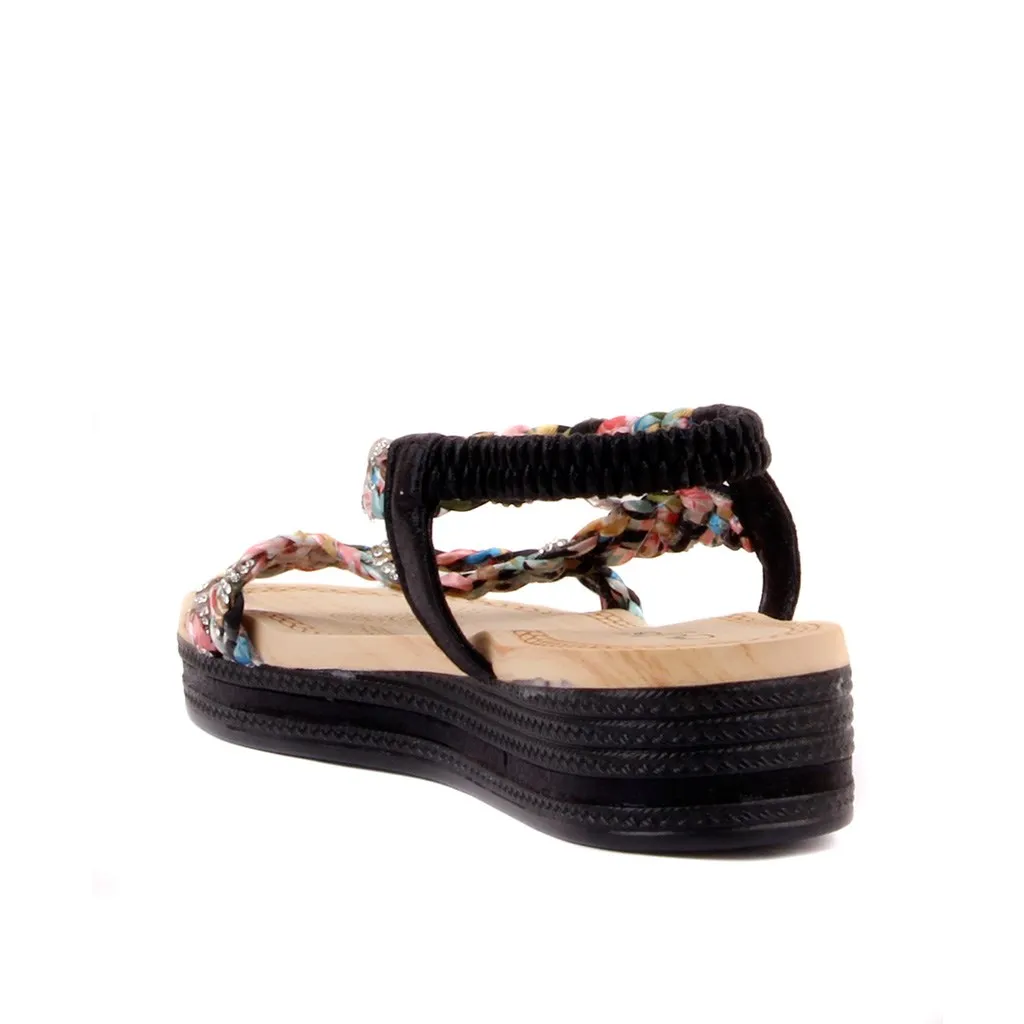 Guja-Nero DELLE Donne di Colore Sandali