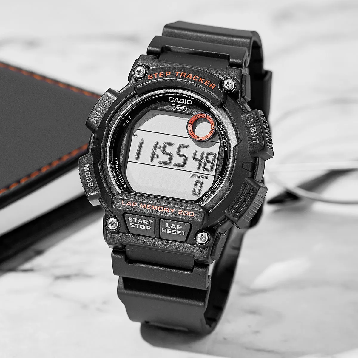 Casio watch for men fitness pedometer the new digital multi-function sports Waterproof watch relogio WS-2100H-1A