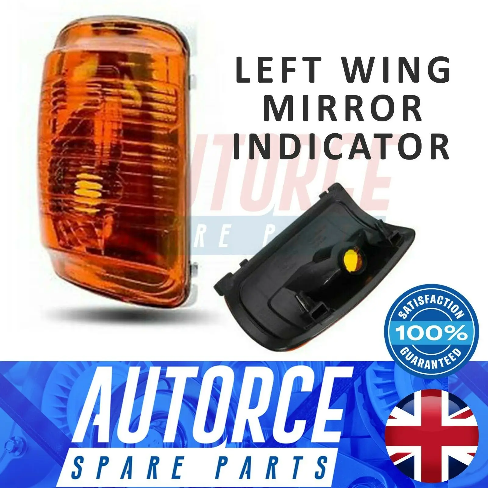 AUTORCE LEFT DOOR WING MIRROR INDICATOR LAMP LENS INTENDED FOR FORD TRANSIT MK8 2013 BK3113B382BA, 1847390, BK3113B382BB